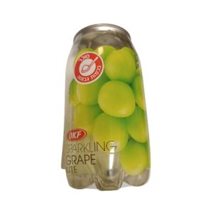 OKF-שקוף משקה מוגז קל בטעם ענבים 350מ"ל <b>.</b>